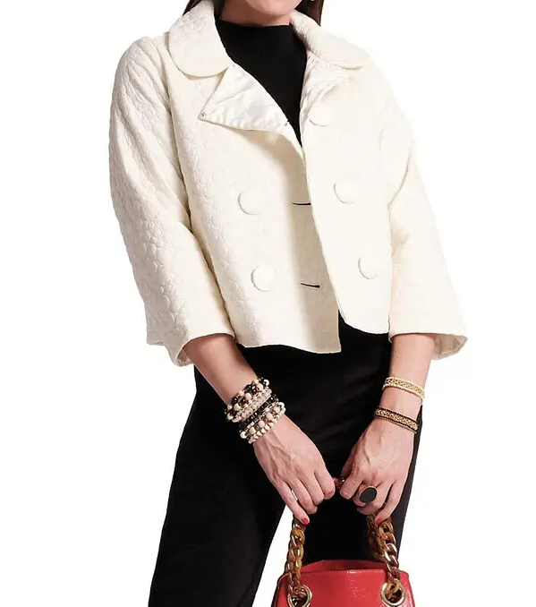 Peter Pan Collar Bubbly Jacket