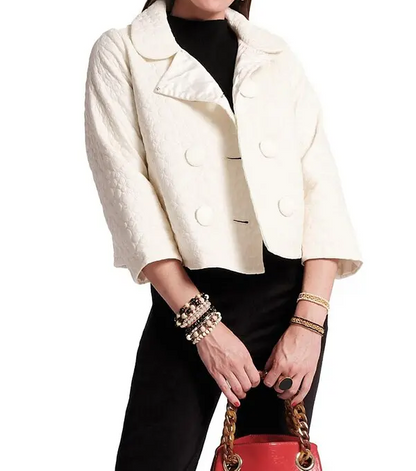 Peter Pan Collar Bubbly Jacket